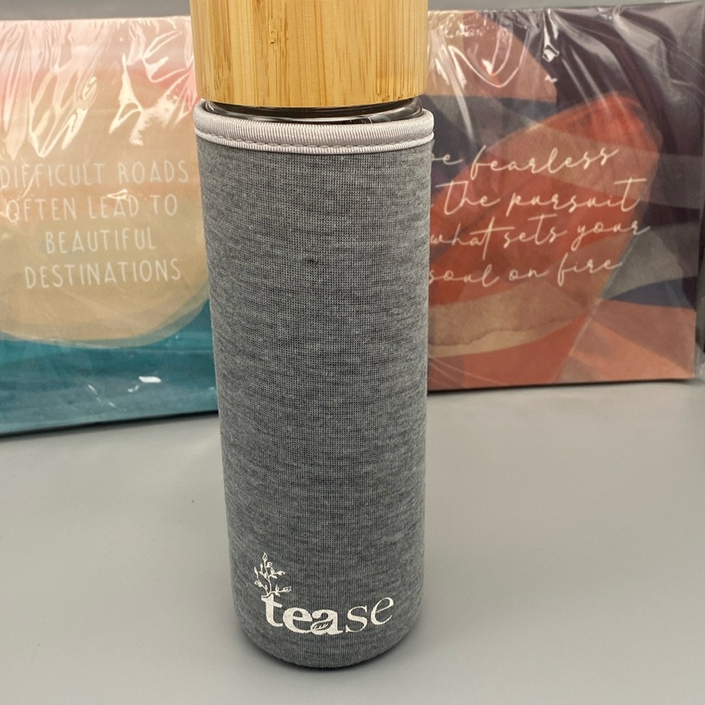 Tease Double Wall Glass Tumbler New